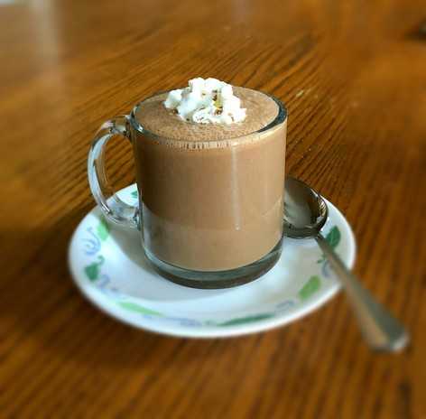 Simple Molten Iced Chocolate Latte